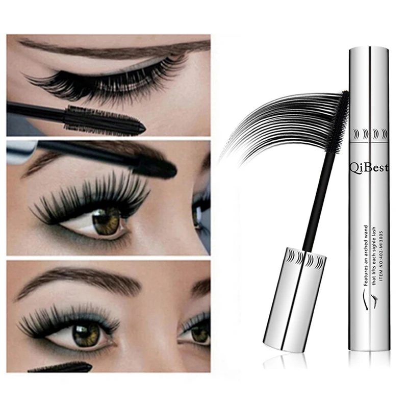 

Professional 4d mascara waterproof curling lengthing eye lashes 4d silk fiber eyelash mascara Valentine's Day Gift