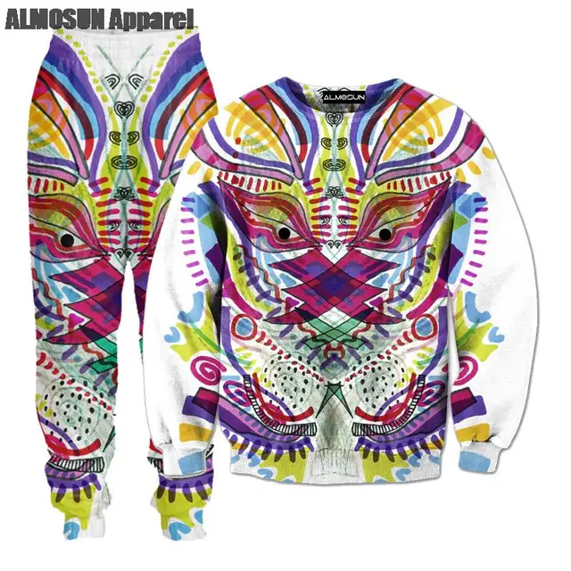 men's all over print tracksuit