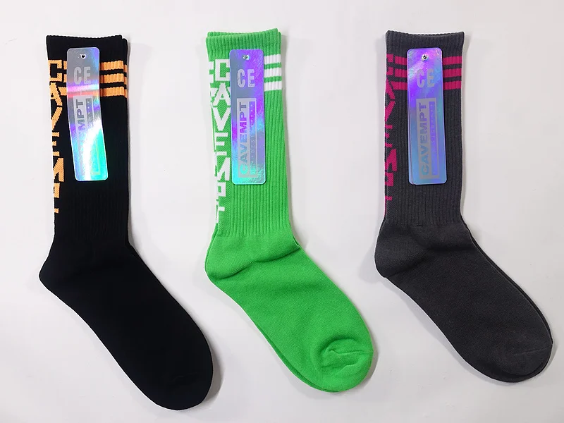 2019 CAV EMPT C.E носки с вышивкой логотипа для женщин и мужчин хип хоп уличная одежда