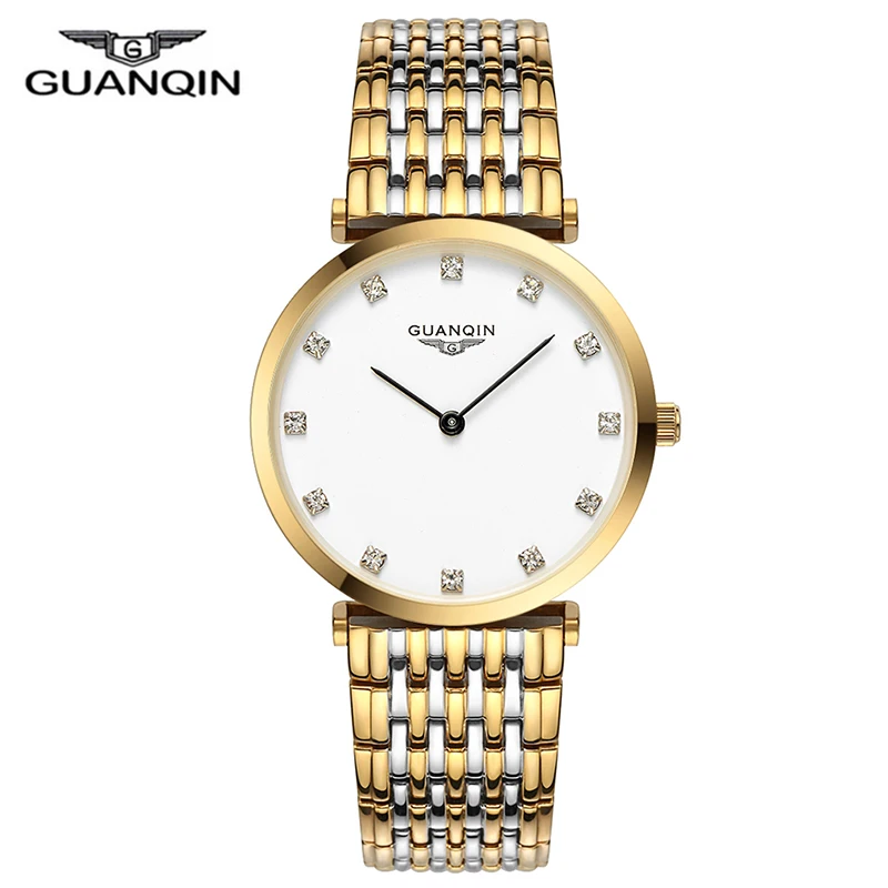 GUANQIN 2018 женские кварцевые часы простые водонепроницаемые Montre Femme деловые