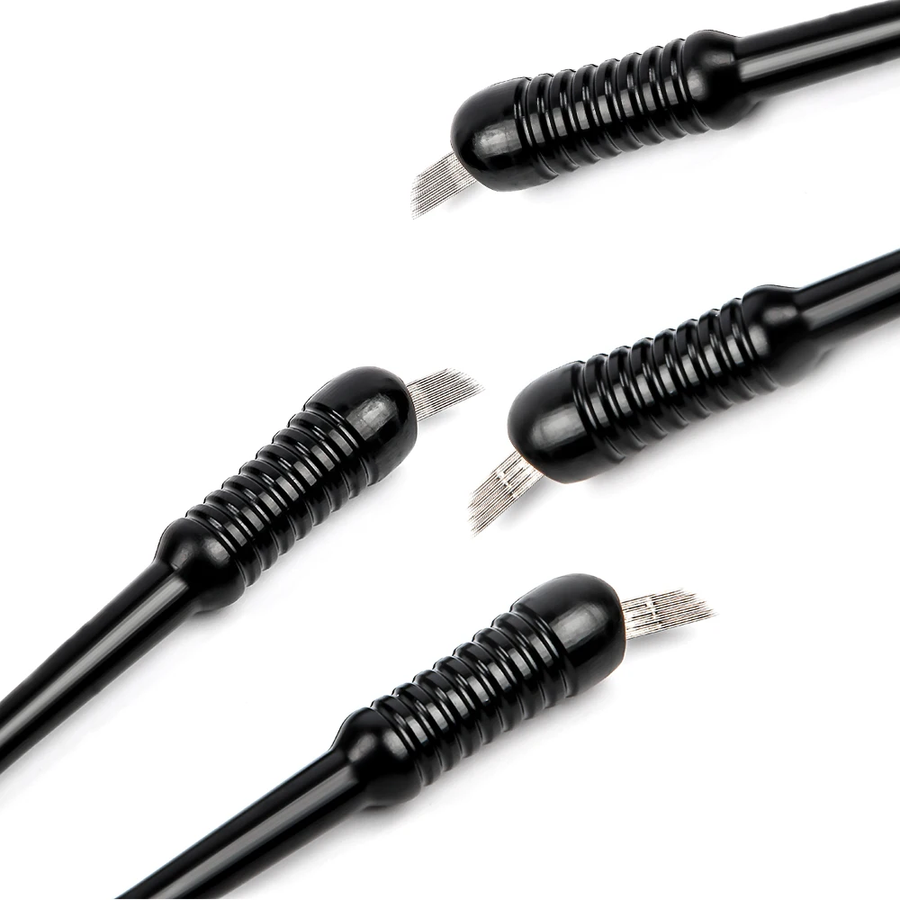 

16Pin 3D Microblading Permanent Makeup needle Sketch Brows Disposable Microshading Pen Disposable shading Pen For Eyebrow Tattoo