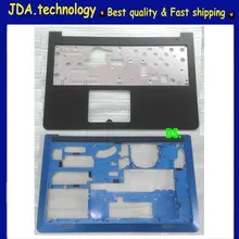 Компания wellendorff /оригинальная верхняя крышка+ нижняя чехол для Dell Inspiron 15 5547 5548 5545 Упор для рук Topcase и низ крышка синий