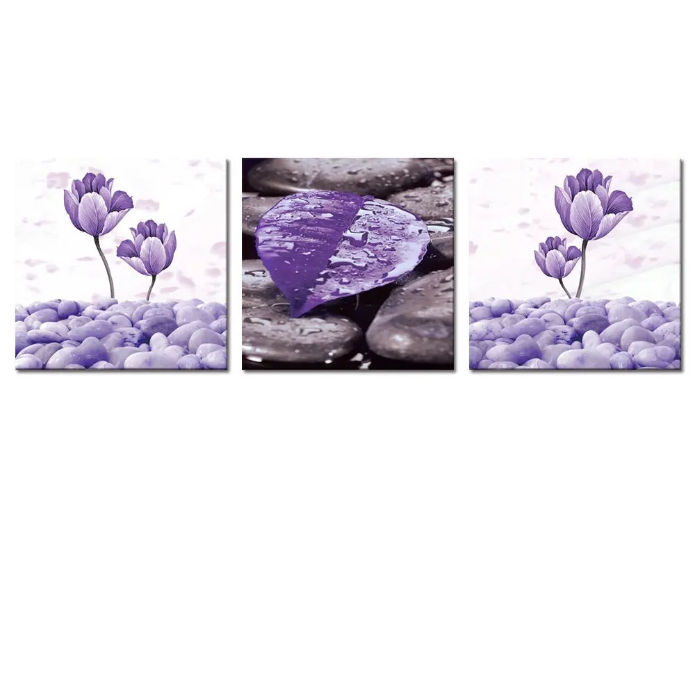 5 Panel New Modern Purple Flower Painting Picture Cuadros Decoracion 5 Panel New Modern Purple Flower Painting Picture Cuadros Decoracion Canvas Art Wall Decor For Living Room No Frame