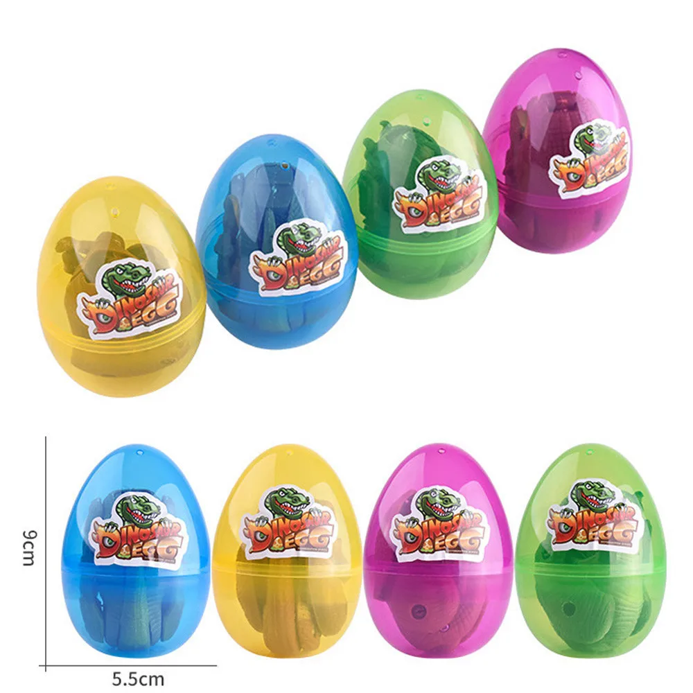 Пасхальное сюрприз яйца Игрушечная модель динозавра деформированное яйцо Динозавров Коллекция игрушек для детей 50S8130 Прямая