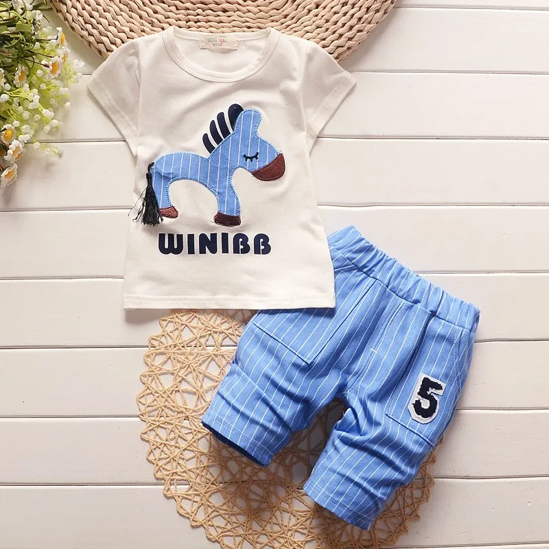 BibiCola Summer Infant clothes suits 2017 toddler children baby boys