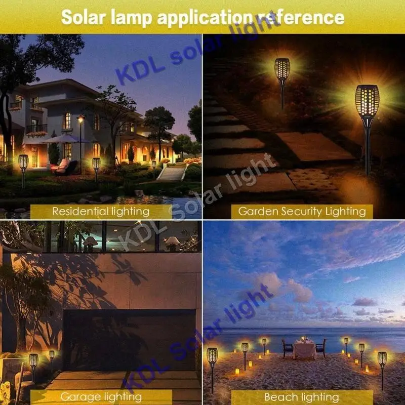 Новое поступление солнечный 96LED газон танцевальный огонь фонарь радар 3 режима