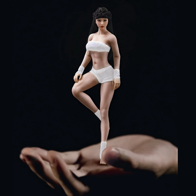 

1/12 Scale Super-Flexible Female Seamless Body Head Sculpt Pale/Suntan Color Doll Action Figure Model for Fans Gifts