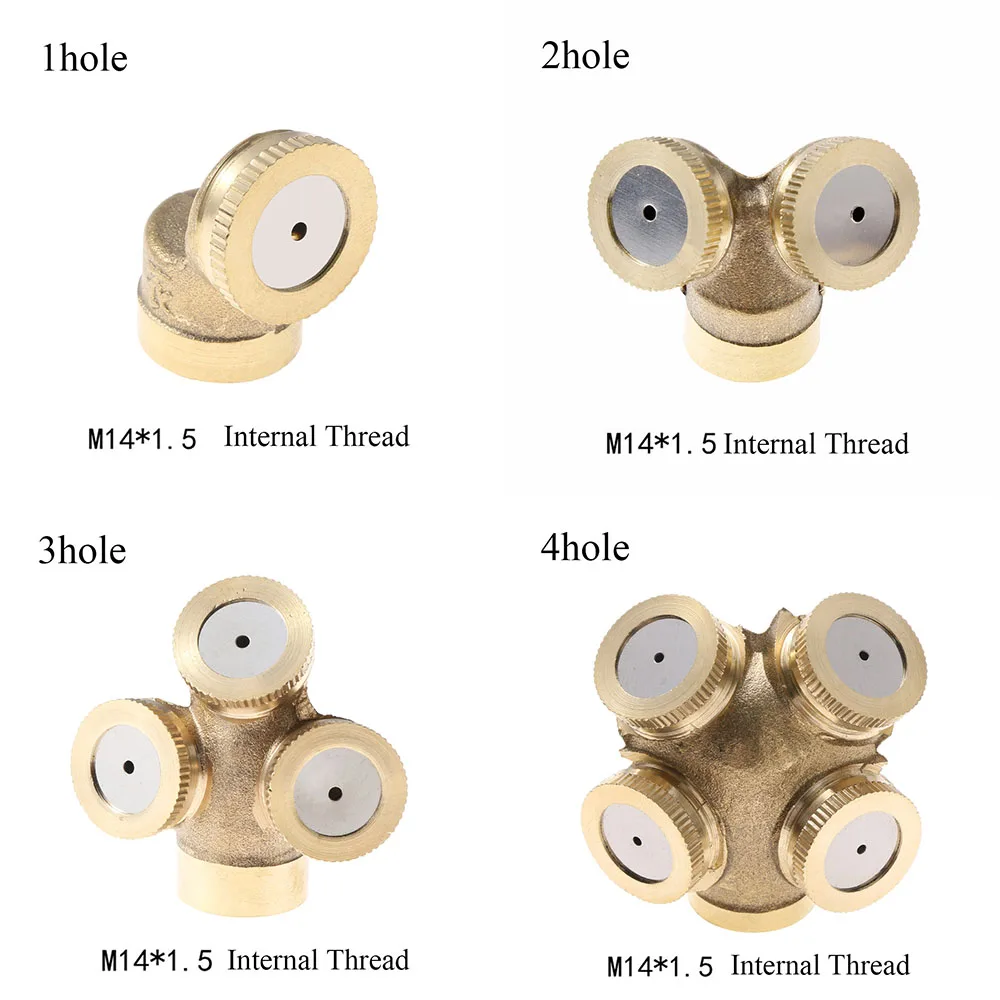 M14x1.5 садовый оросительный монтажный шланг разъем насадка распылителя небулайзер водяные спринклеры головки латунная распыляющая насадка-опрыскиватель