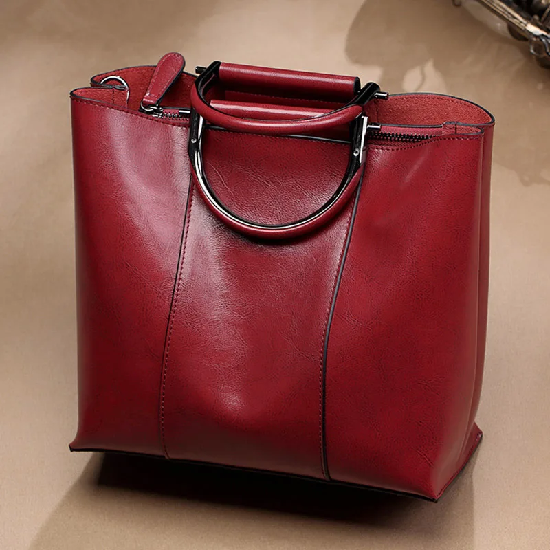 Znakomity, повседневные винтажные сумки, женская сумка на плечо из натуральной кожи, Ретро стиль, настоящая кожаная сумка, Женская коричневая сумка-мессенджер - Цвет: wine red