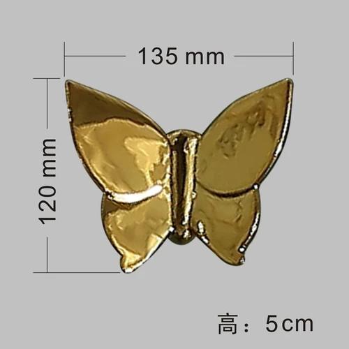 Скандинавская керамика бабочка креативный 3D стерео Настенное Украшение настенное крепление фон настенное домашнее украшение Стены аксессуары - Цвет: 13.5cm