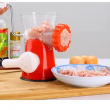 1 шт. бытовая ручная мясорубка Многофункциональный удовлетворения мясорубку/овощей/специй рук коленчатого дом Пособия по кулинарии машины ок 0483