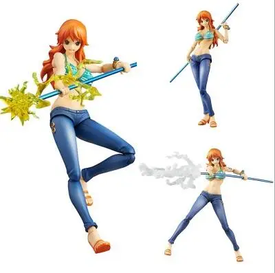 

23cm One Piece nami Joint Movable Anime Collectible Action Figure PVC toys for christmas gift free shipping
