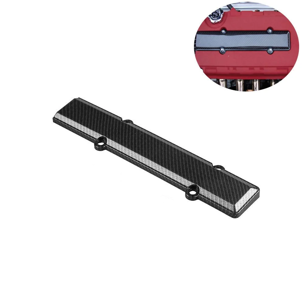 

ABS Carbon Fiber Look Vale Cover Spark Plug Insert For HONDA B18 B16 B Series