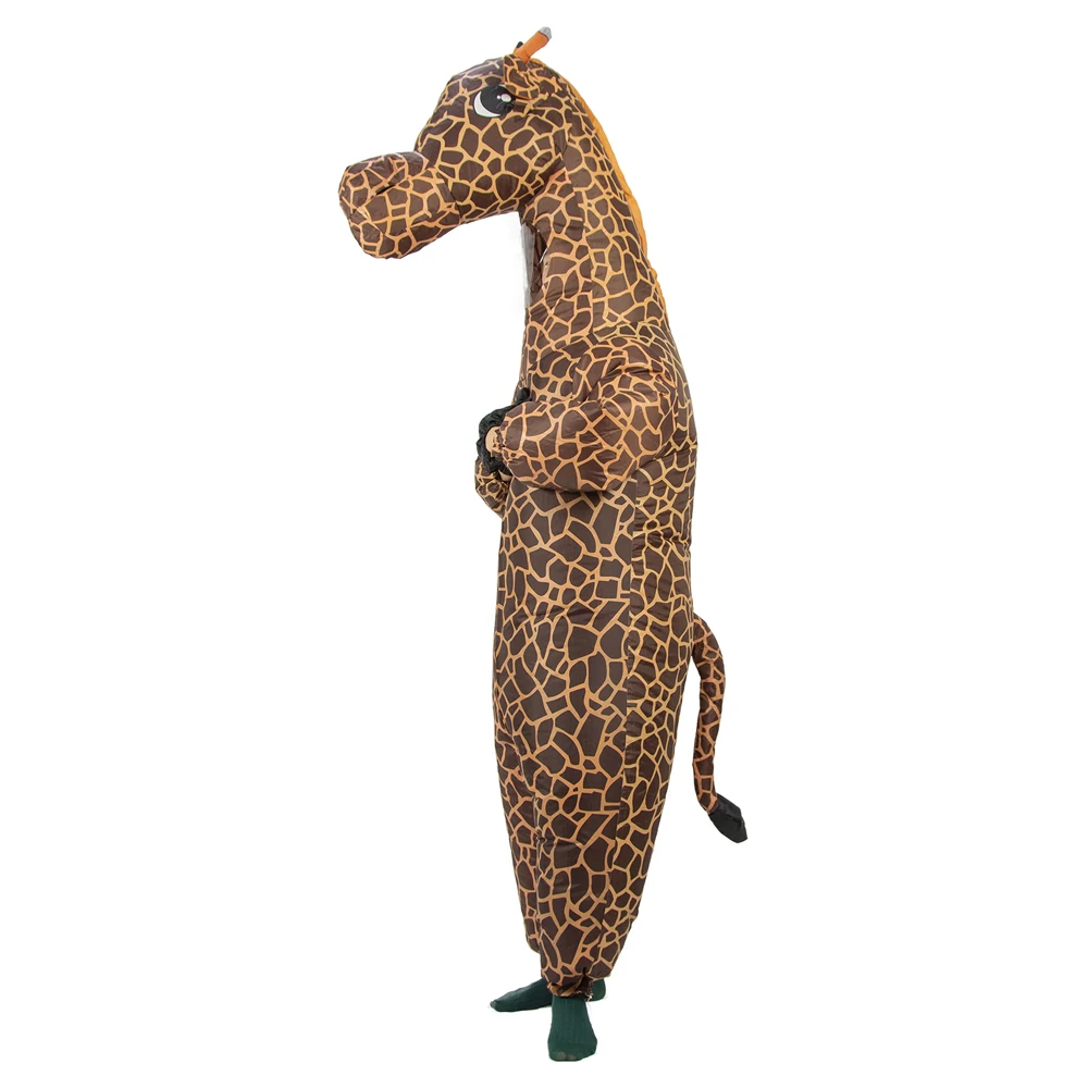 JYZCOS надувной костюм жирафа Пурим Хэллоуин Карнавальный костюм для взрослых фантазия женское платье карнавальный костюм талисмана