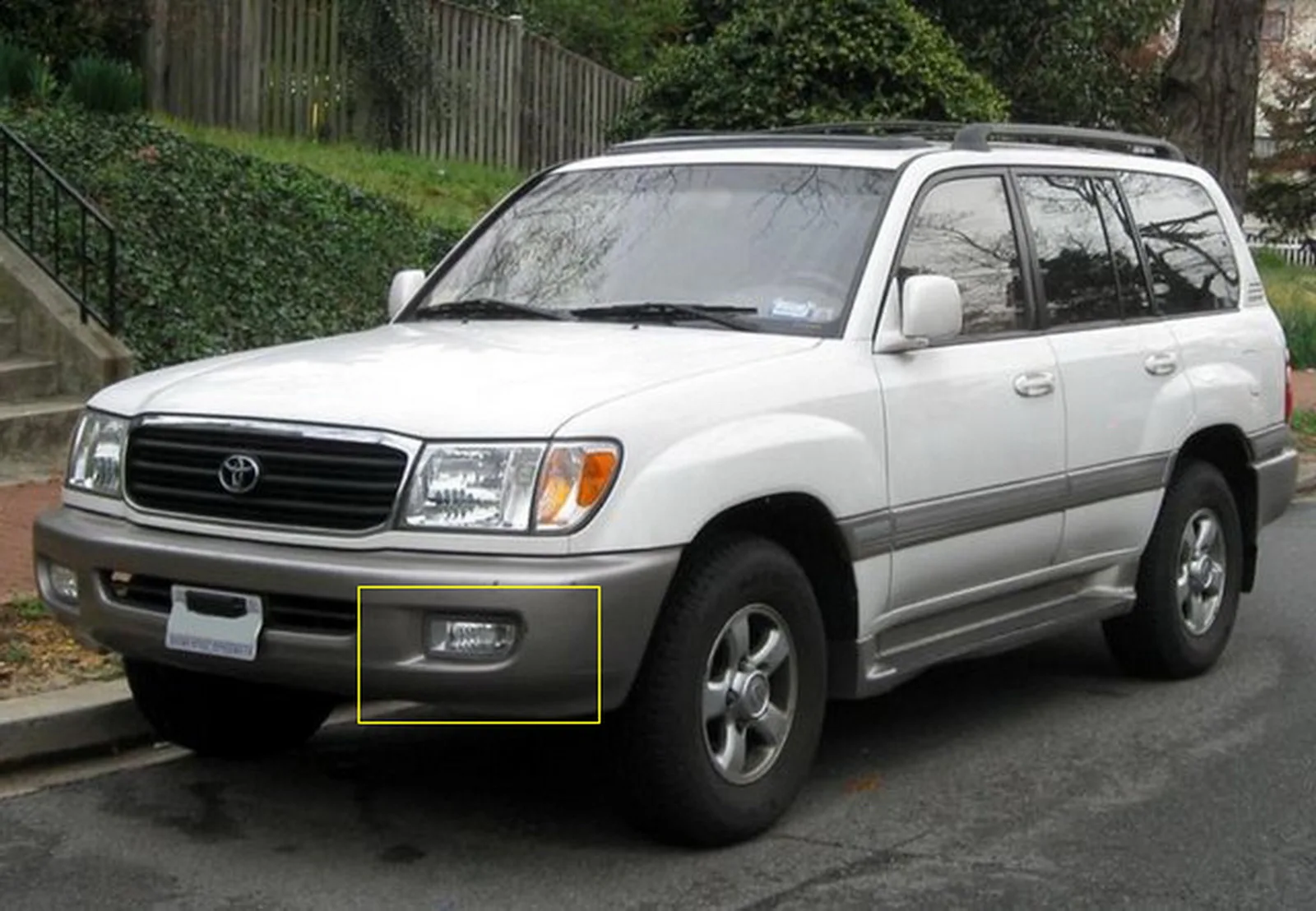 ANGRONG для Toyota Land Cruiser Amazon 98 07 противотуманная фара левая пассажирская сторона без