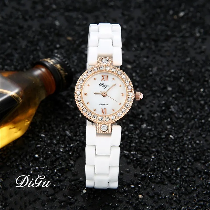 DIGU фирменный дизайн новые модные керамические женские роскошные часы женские наручные часы платье для девочек часы relogios femininos