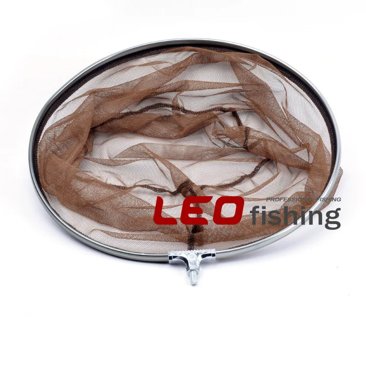 Free Shipping New Arrival fishing nets Aluminum Alloy brailer head 40cm aluminum mesh copy head 8mm screw fishing gear