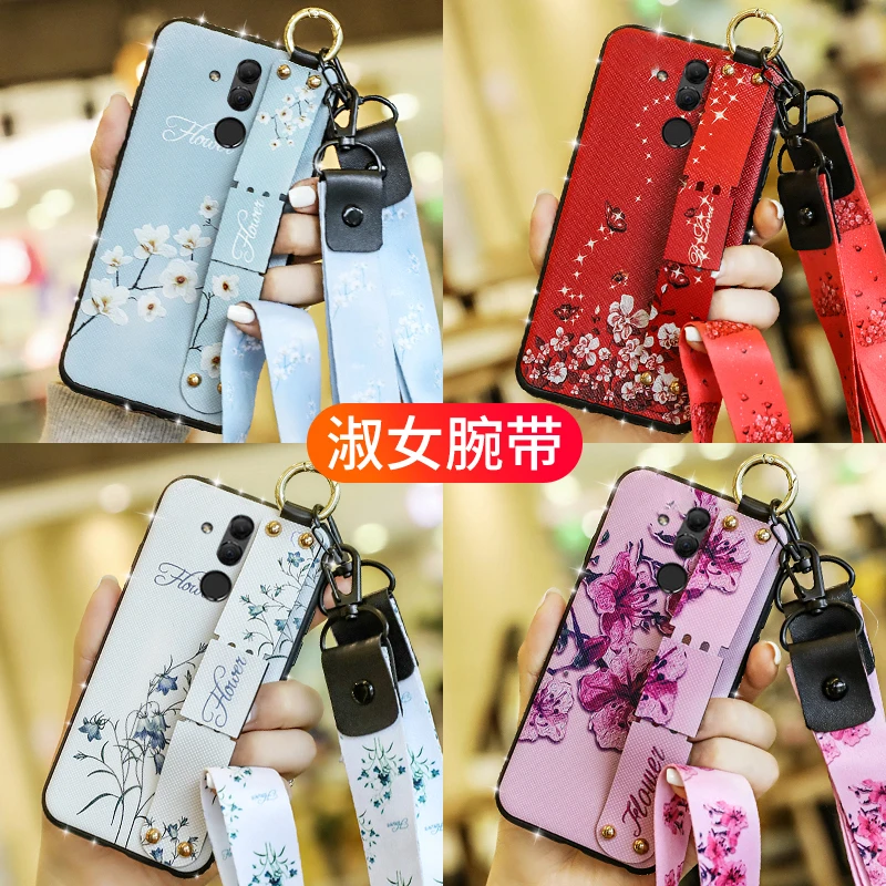Модный чехол для телефона с разбитыми цветами huawei mate 20 Lite силиконовый мягкий