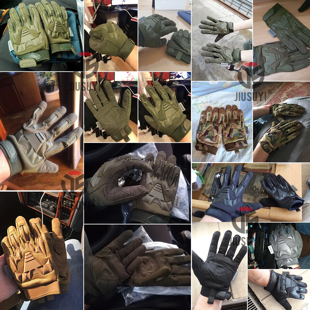 Tactical Military Rubber Protective Gloves