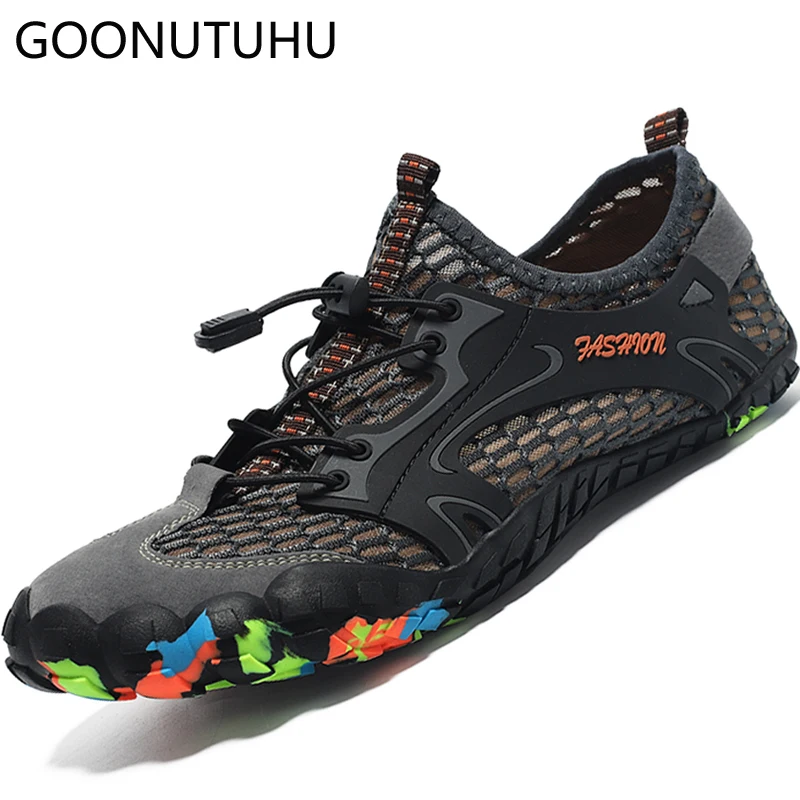 

2019 new fashion men's shoes casual breathable air mesh shoe man summer sneakers male big size 38-46 flat shoes for men hot sale