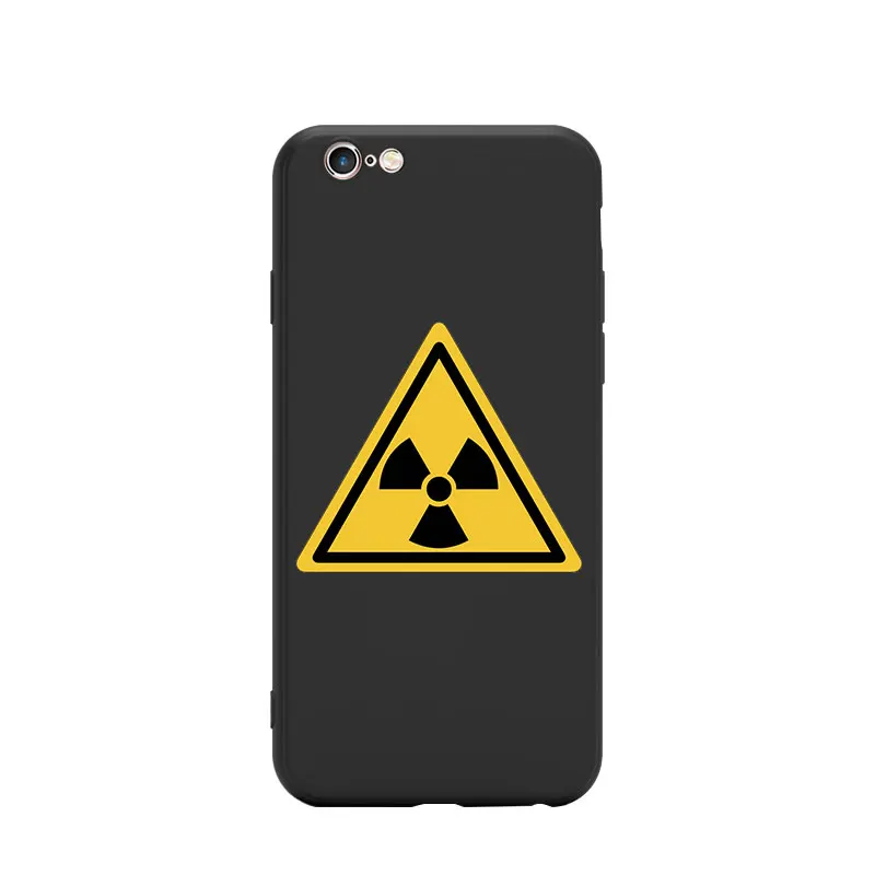 放射警告記号記号テーマtpu電話ケースforiphone 6 7 8 S Xr X Plus 11 Pro Max 電話用緩衝材 Aliexpress