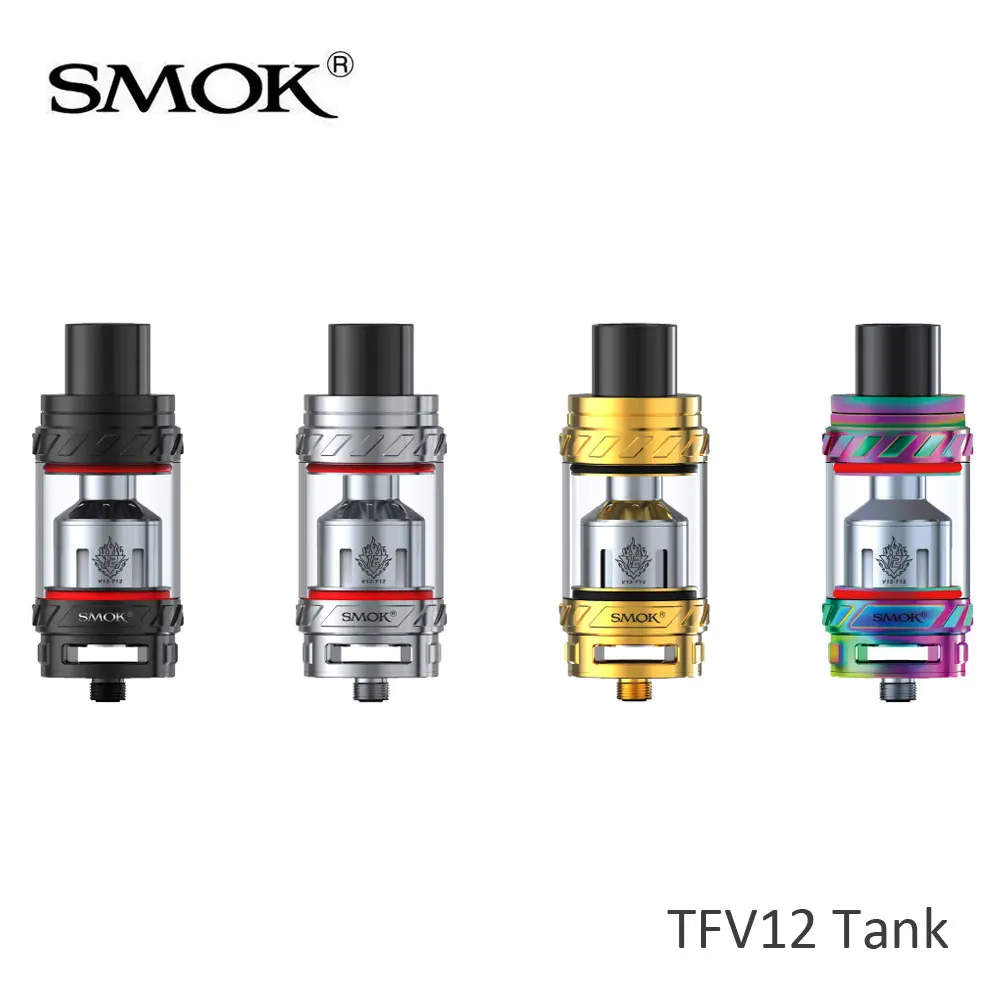 

Original Smok TFV12 Atomizer 6ml sub ohm Tank 350w Leak Proof Design Tank Electronic Cigarette Atomizer vaporizer VS SMOK TFV12