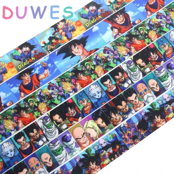 

DUWES 50yards ba printed grosgrain Ribbon Accessory hairbow headwear decoration Wholesale OEM DIY D931