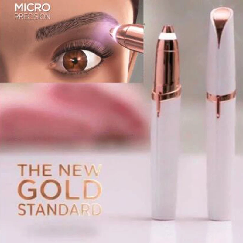 

Electric Face Brows Hair Remover Epilator Lipstick Shape Mini Eyebrow Shaver Instant Painless Portable Epilator Dropshipping