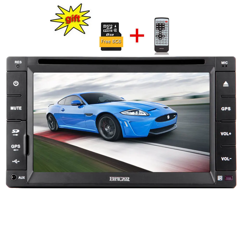 Автомобильный dvd плеер In dash 2DIN 6 2 дюймовый GPS Стерео Авторадио емкостный сенсорный