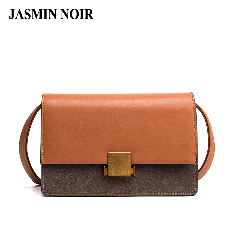 

Vintage Patchwork PU Leather Flap Female Fashion Women Suede Female Brand Designer Shoulder Bag Small Messenger Bags for Ladies