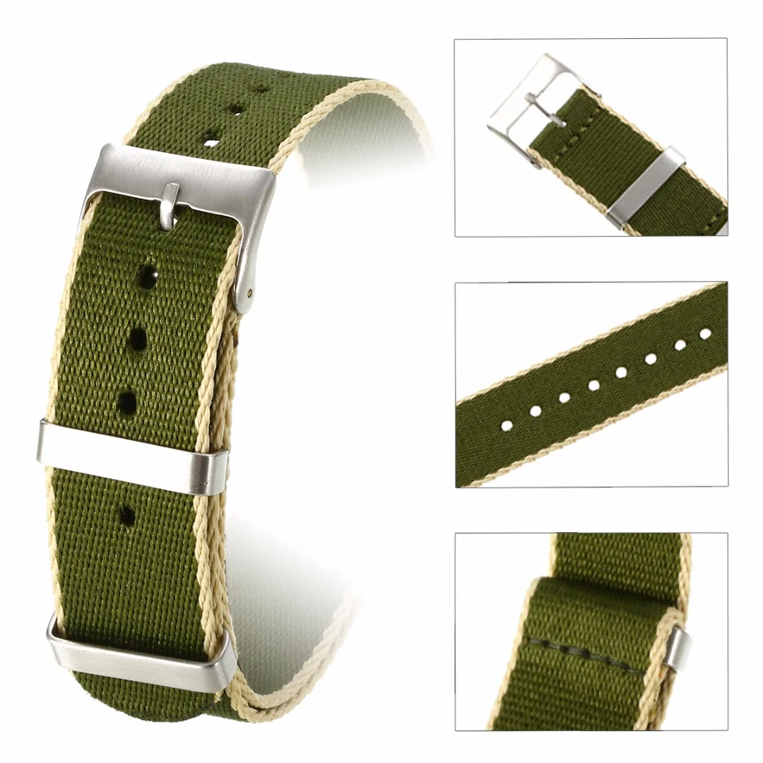 Shellhard 12 цветов Модные Военные нейлоновые наручные часы 20 мм унисекс спортивные часы ремни Замена ремень аксессуары для часов
