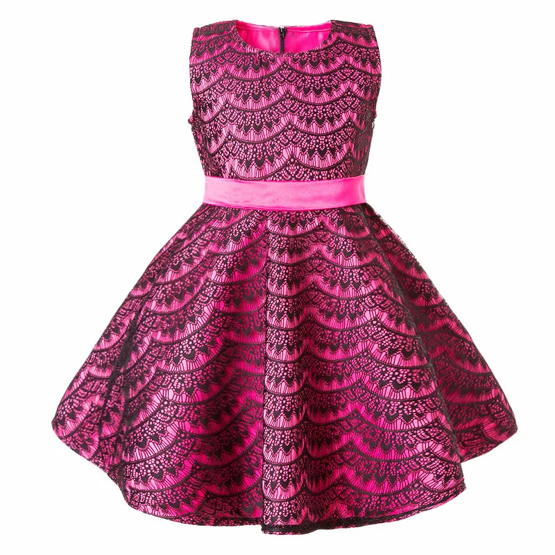 

Girl's Clothes Baby Girl 2018 Elegant Dress Children's Clothes Birthday Wedding Princess Dress Summer Baby Girl's Clothing