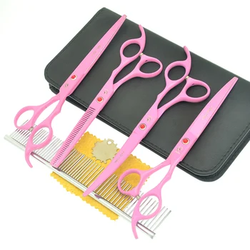 

7.0" Meisha Professional Pet Grooming Scissors Japan Steel Animals Thinning Shears Dog Cat Hair Cutting Clipper Tools Kit HB0165