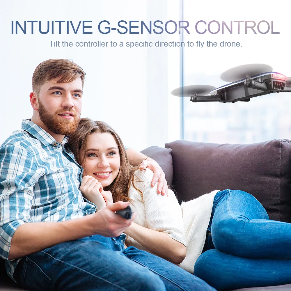 

Portable Pocket RC Helicopter Toys Foldable Selfie Drone with HD Camera Aircraft Wifi FPV G-sensor Phone APP Control Quadcopter