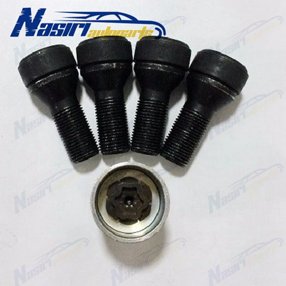 Wheel Lock Set Anti Theft Lug Nuts Bolt with Key for BMW X1 Z3 Z4 1 3 4
