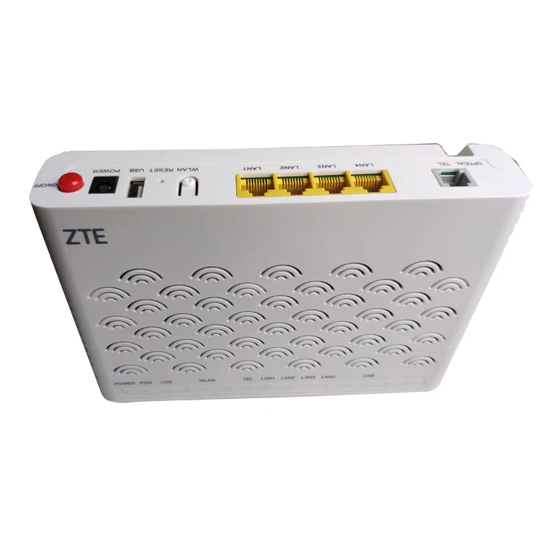 10 шт. Лидер продаж ZTE F660 GPON ONT 1GE + 3FE 1POTS USB WIFI 6 0 версия оптического сетевого
