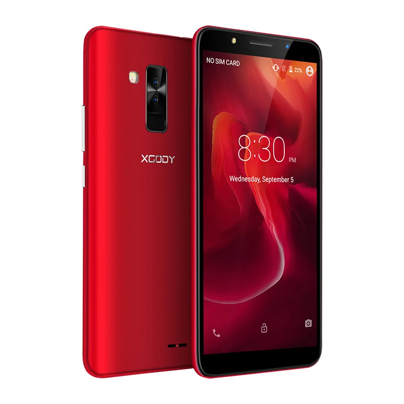 Original XGODY Y26 3G 6 Inch 18:9 Smartphone Android 8.1 Oreo MTK6580M Quad Core 1GB+16GB Face ID Mobile Phone 2800mAh Cellphone Original XGODY Y26 3G 6 Inch 18:9 Smartphone Android 8.1 Oreo MTK6580M Quad Core 1GB+16GB Face ID Mobile Phone 2800mAh Cellphone