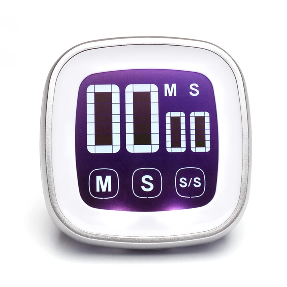 

Colorful Touch Screen Lcd Digital Kitchen Cooking Timer with Magnet,Count Up Countdown Time Reminder Alarm 99minutes:59seconds