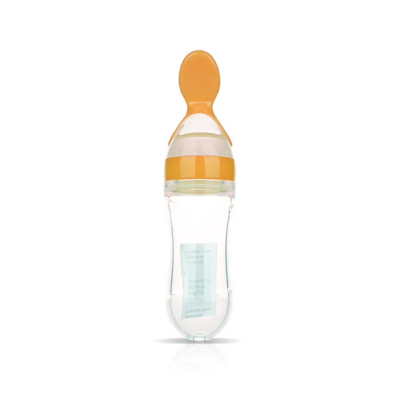 90 мл по уходу за ребенком бутылочка для кормления силиконовые штранг-прессования Тип кормления младенцев детская ложка для риса пасты