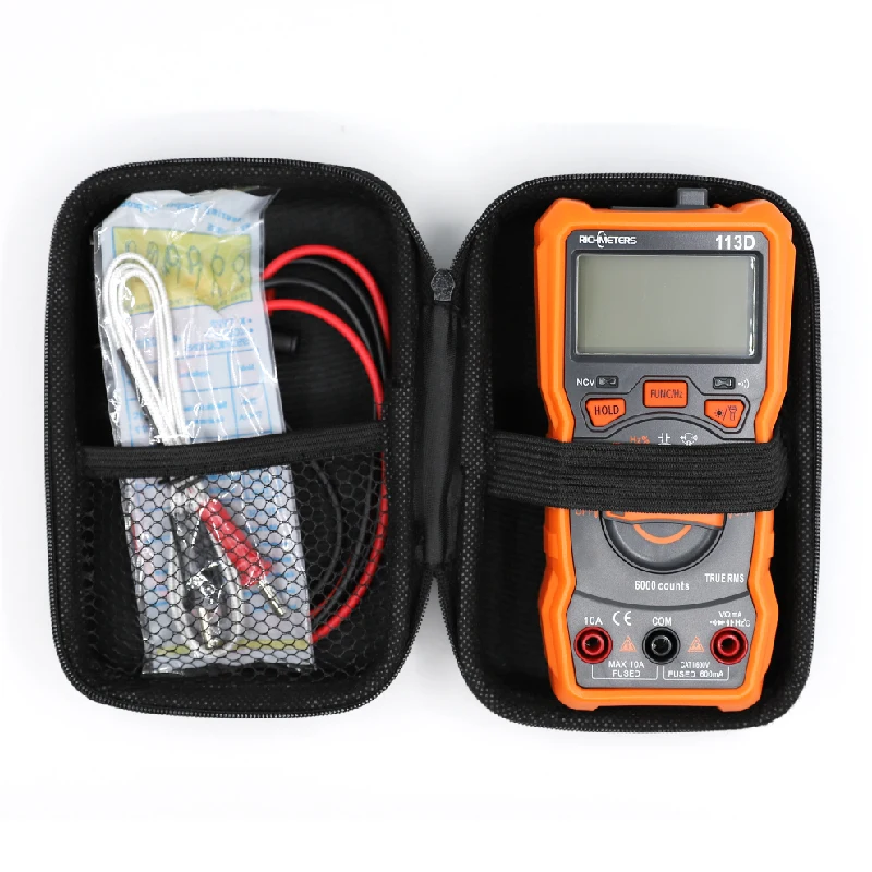 waterproof tool bag RICHMETERS Multimeter Bag Tools Bag Test Leads Storage Box rolling tool bag