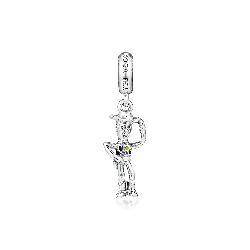 

Fits For Pandora Charms Bracelets Woody Beads 100% 925 Sterling-Silver-Jewelry Free Shipping