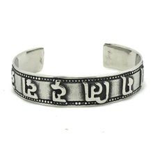 Лидер продаж, римское слово, унисекс браслет из нержавеющей стали 316L, крутой популярный браслет в стиле панк