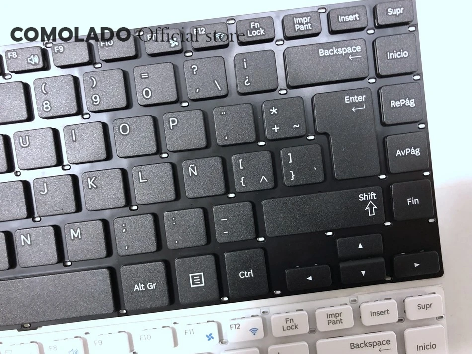 LA Latin Keyboard for Samsung 370R4E 370R4V 450R4E 450R4V 470R4E 470R4V NP370R4E NP450R4E black and white LA Layout -2