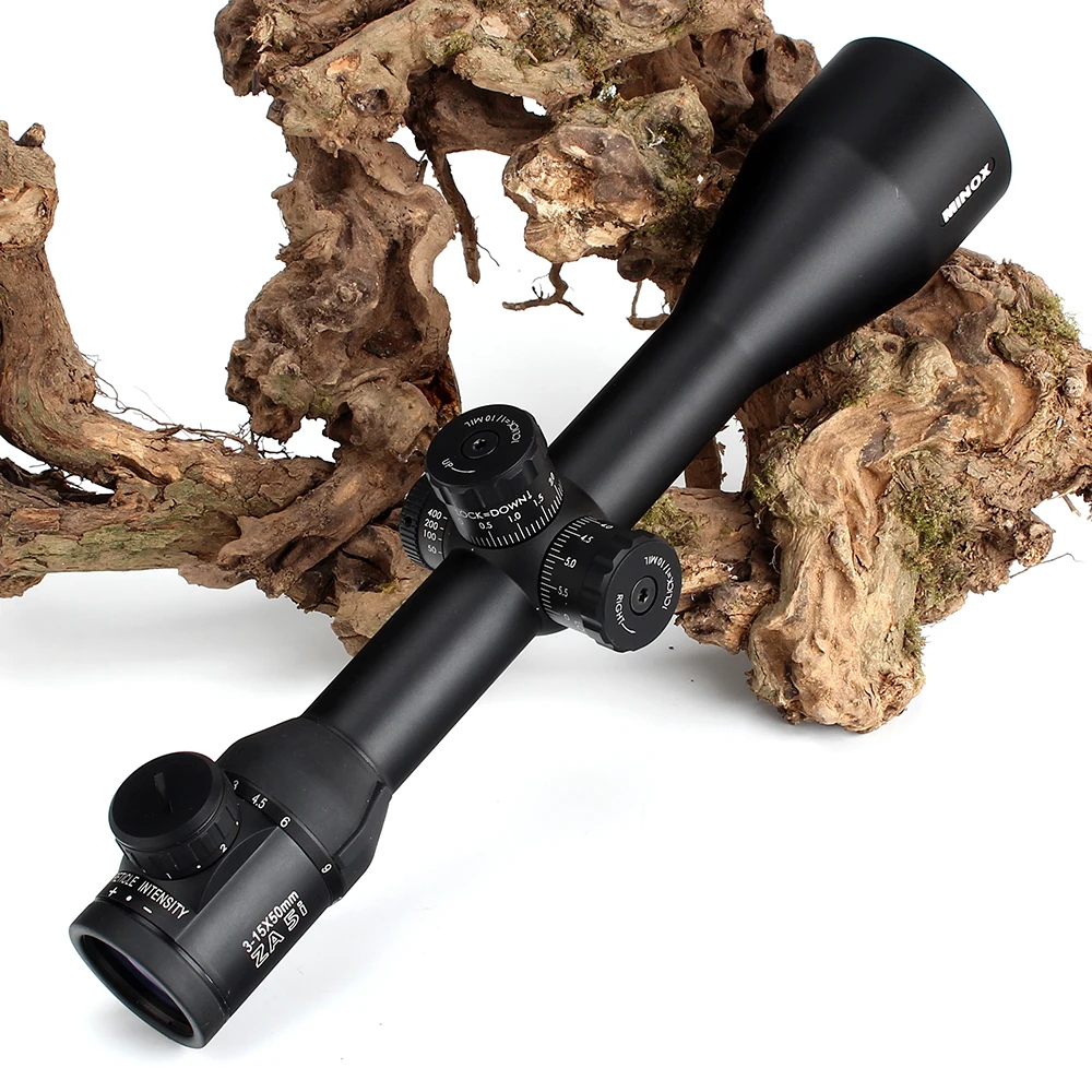 MINOX ZA 5i HD 3-15x50 SF Hunting Riflescopes Illuminated Glass Etched Reticle Side Parallax Turrets Lock Reset Shooting Scope (9)