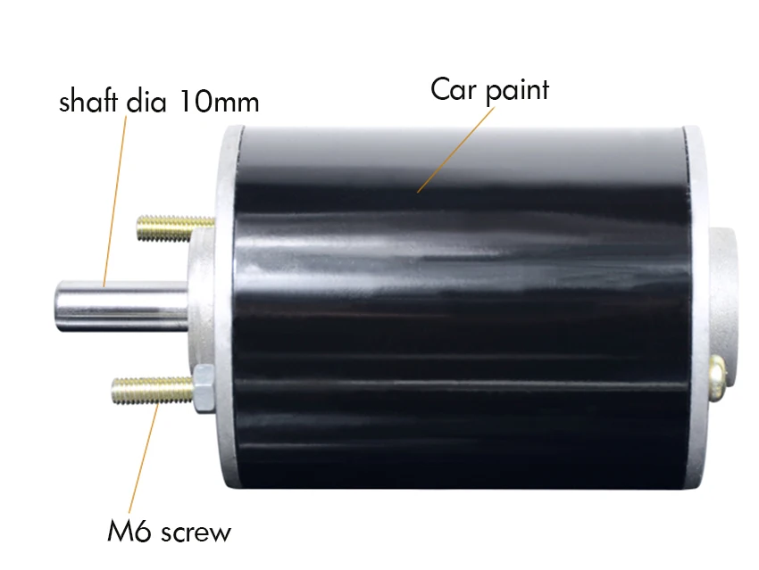 Escova de Carbono Positivo e Negativo Rolamento de Esferas Eixo do Motor para Pequeno Diâmetro do Eixo da Máquina do Grânulo Motor Duplo 10mm dc 220 v 120 w 2 Renovação da Casa