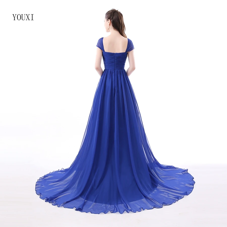 2019 A-Line Милая robe de soiree Empire Prom шифоновые вечерние Свадебные платья vestido de festa Элегантные платья подружки невесты