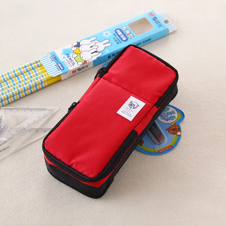 Корея большой емкости школьный Карандаш Чехол и сумки многофункциональный пенал для ручек для мальчиков и девочек, школьные принадлежности