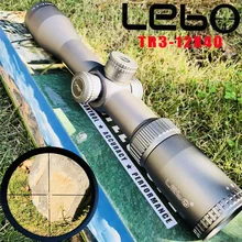 Lebo TR3-12X40SFZ3 водонепроницаемый специальный цветной тактический прицел для охоты 30 мм трубка оптика для оружия страйкбола и военного использования
