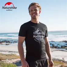 Naturehike унисекс уличные походные футболки спортивная футболка Дышащий короткий рукав Досуг Топ мягкая удобная тканевая футболка