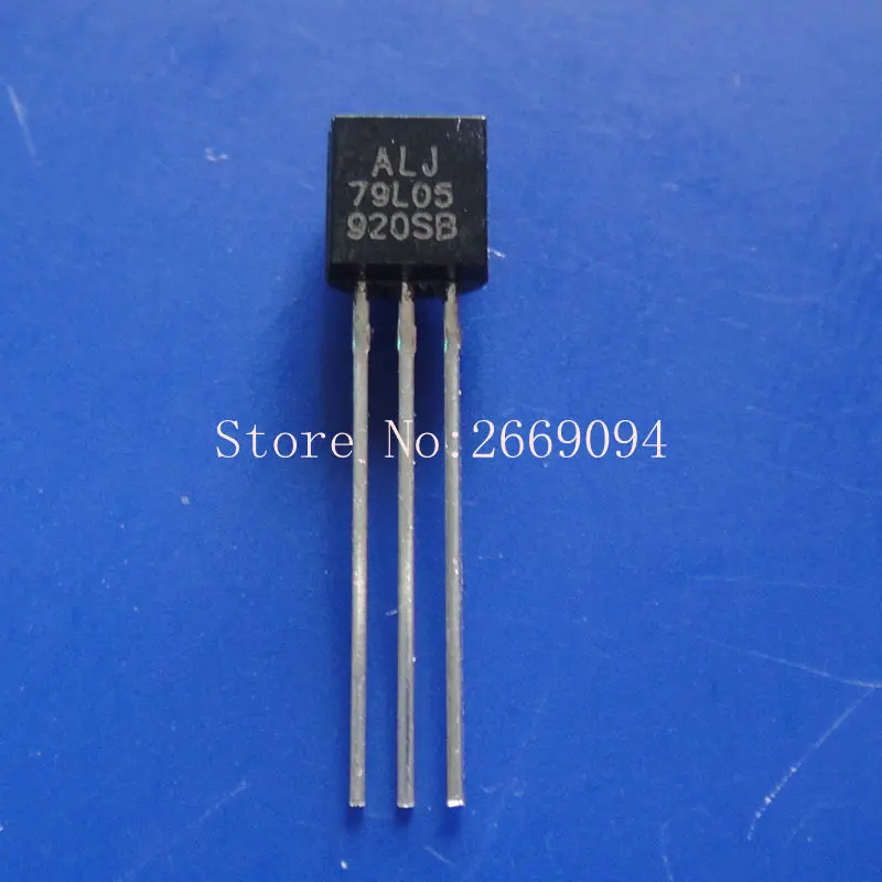 

100PCS 79L05 ws79L05 TO-92 5V 100mA DIP voltage regulator new and original